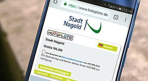 Stadt Nagold — Erfolg­rei­ches Stadt­mar­ke­ting über frei­es WLAN