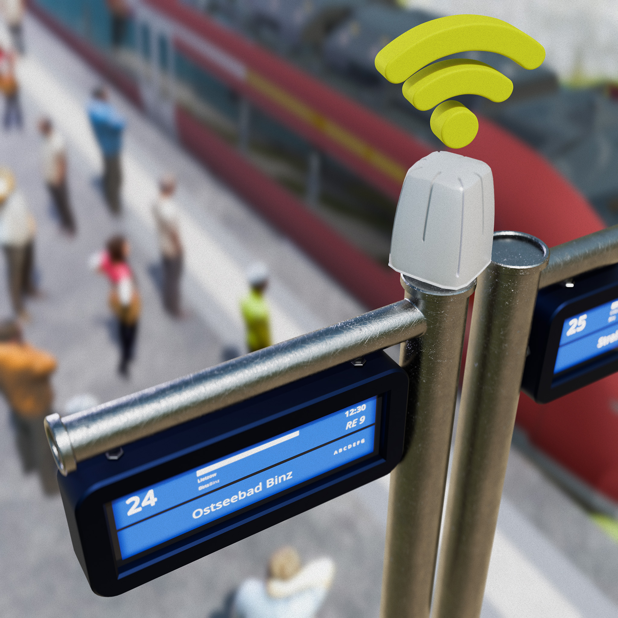 SmartWLAN - kleine Bahnhöfe und Haltestellen digitalisieren SmartWLAN - kleine Bahnhöfe und Haltestellen digitalisieren