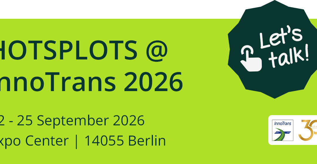 Treffen Sie HOTSPLOTS auf der InnoTrans 2026